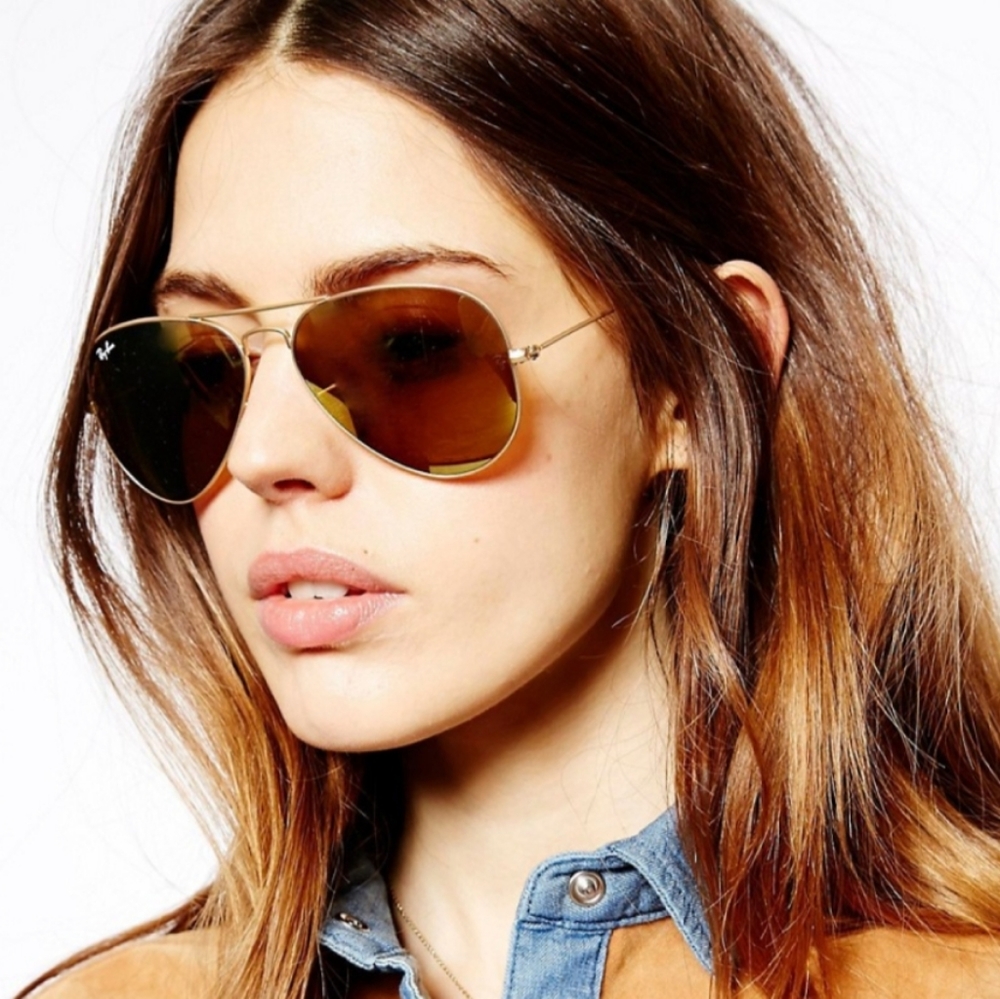 ⭕Rayban Aviator Classic/ Golden-Brown
